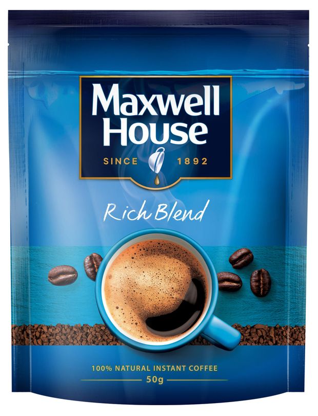 

Кофе растворимый Maxwell House натуральный сублимированный 50 г