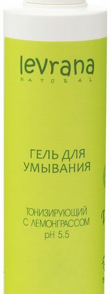 Гель для умывания тонизирующий Levrana с лемонграссом
