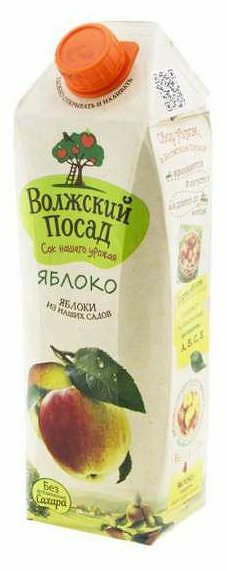 Сок Волжский Посад яблоко осветленный