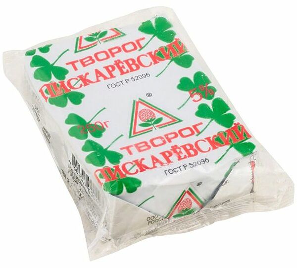 Творог Пискаревский Молочный Завод 5% 250 г