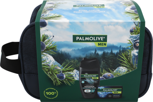 

Набор подарочный Palmolive Men Охлаждающий Северный океан: гель для душа 250 мл, мыло 90 г