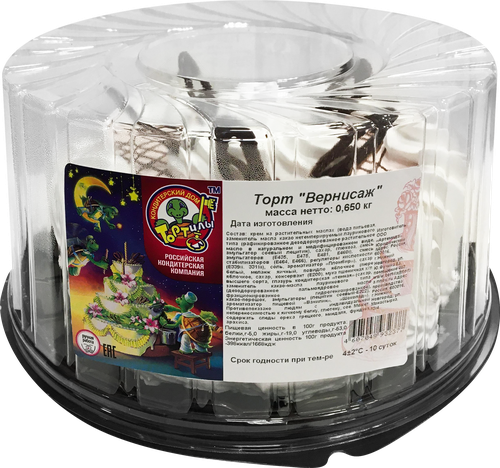 

Торт Тортила Вернисаж 650 г