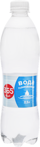 

Вода питьевая 365 Дней артезианская газированная, 0.5 л