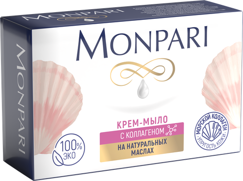 

Мыло туалетное Monpari с коллагеном 100 г