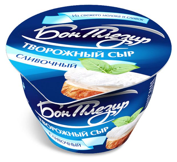 

Сыр творожный Бон Плезир Сливочный 60%, без змж