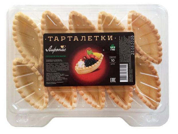 

Тарталетки Лиронас лодочки 110 г