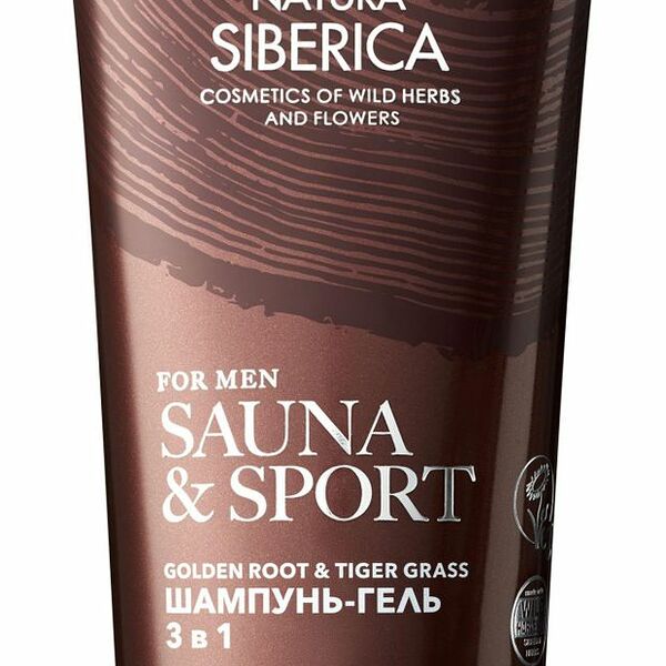 Шампунь-гель для волос бороды и тела Natura Siberica Sauna & Sport for Men