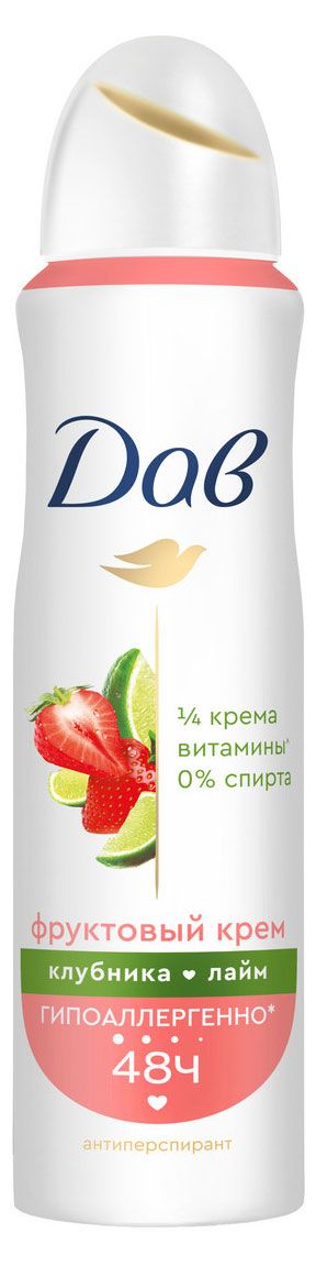 

Антиперспирант Dove Клубника и лайм 150 мл