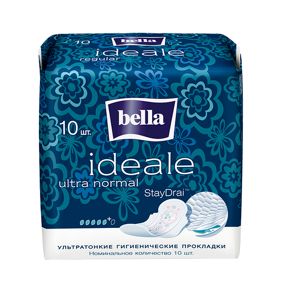 Bella ideale ultra normal покрытие staydrai прокладки гигиенические 10 шт