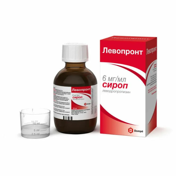 Левопронт сироп 6 мг/мл 120 мл