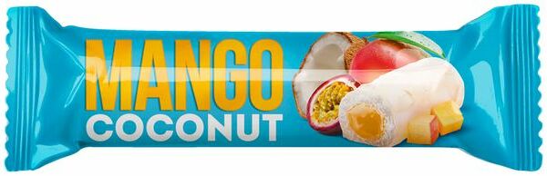 Батончик глазированный кокосовый с начинкой манго ТМ Grondard (Грондард)