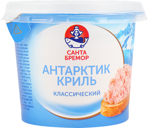 

Паста из морепродуктов Санта Бремор Антарктик-Криль классический 150 г