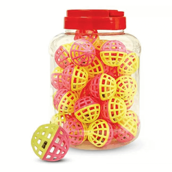 Игрушка Triol Мяч-погремушка пластик для кошек 4 см., 1 шт.