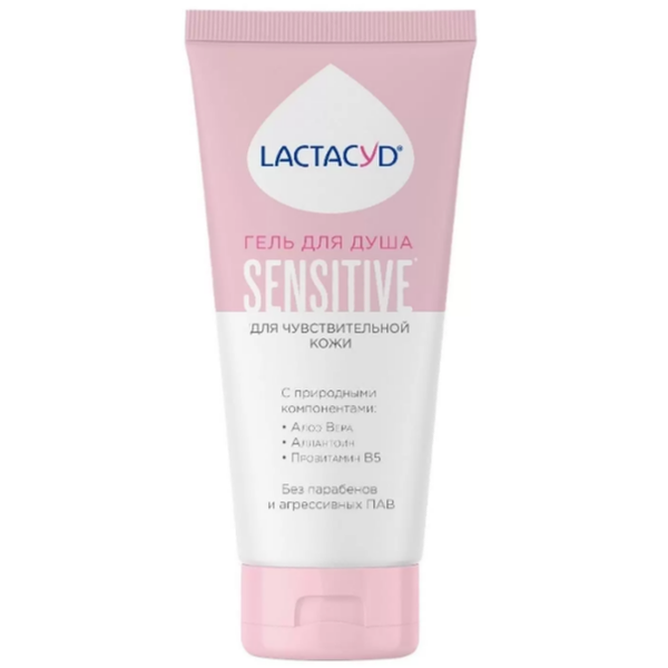 Гель для душа Lactacyd для чувствительной кожи Алоэ Вера, 250 мл