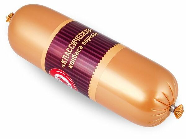 Колбаса вареная АШАН Красная птица Классическая, вес