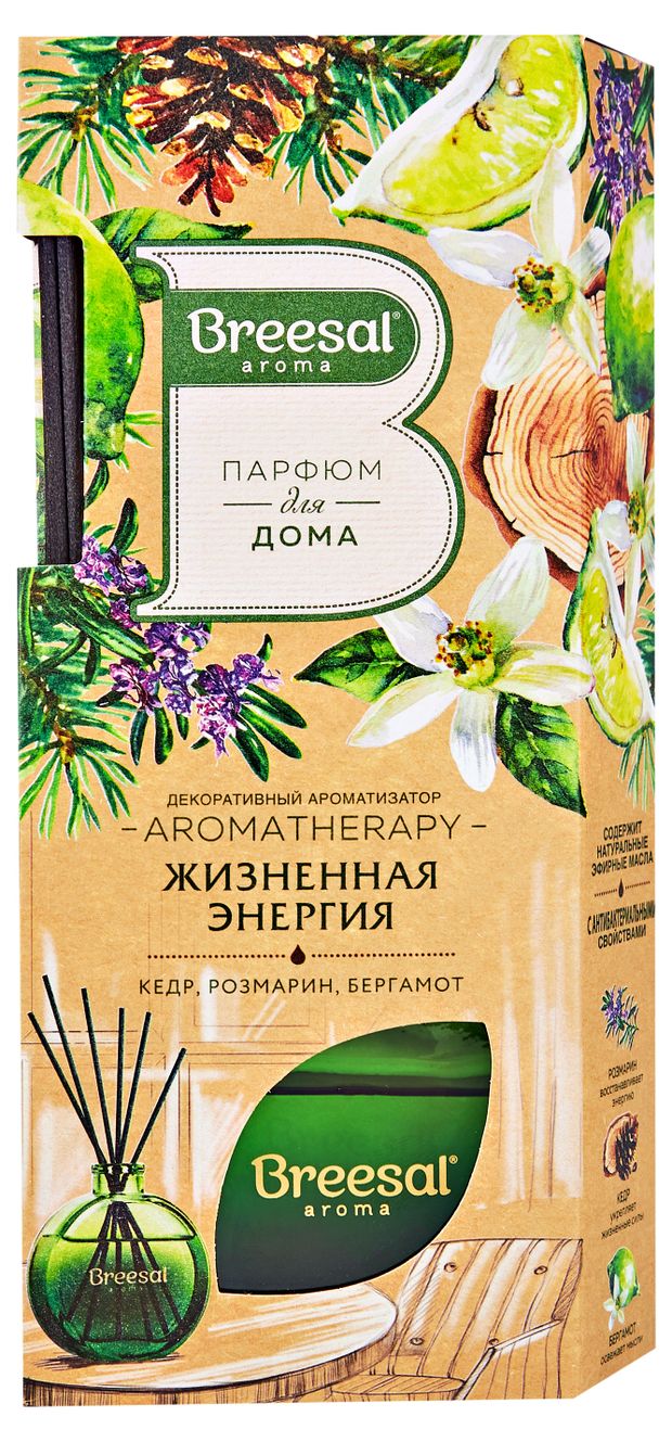 

Ароматизатор декоративный Breesal Arome Sticks Жизненная энергия 70 мл