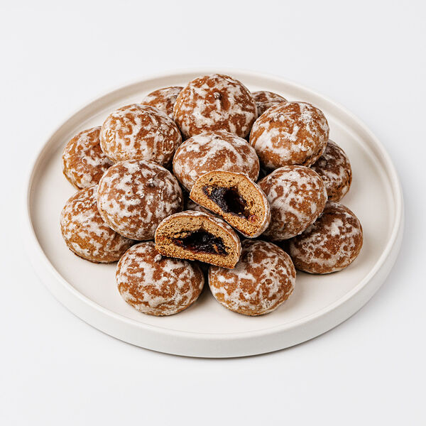 Пряники с яблочно-вишнёвой начинкой