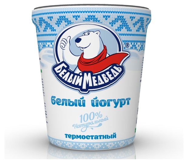 

Йогурт термостатный Белый Медведь натуральный 3.2% 330 г