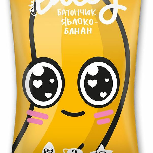 Фруктовый батончик Take a Bitey Яблоко-банан 25г