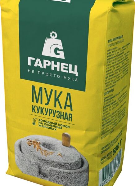Мука кукурузная Гарнец 500 г