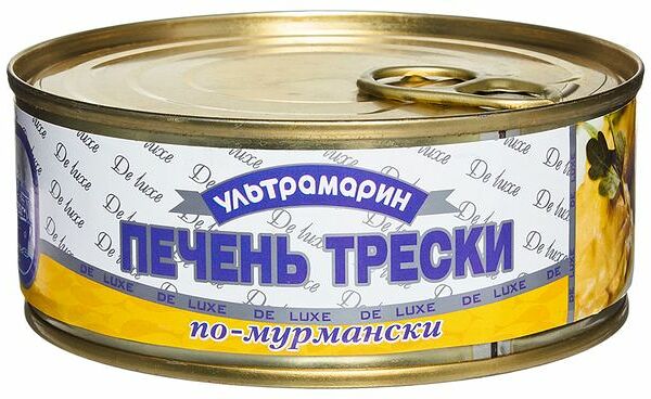 Печень трески Ультрамарин по-мурмански 240 г