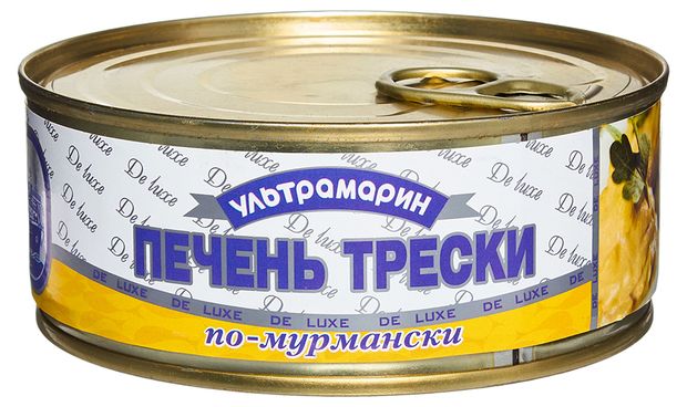 

Печень трески Ультрамарин по-мурмански 240 г
