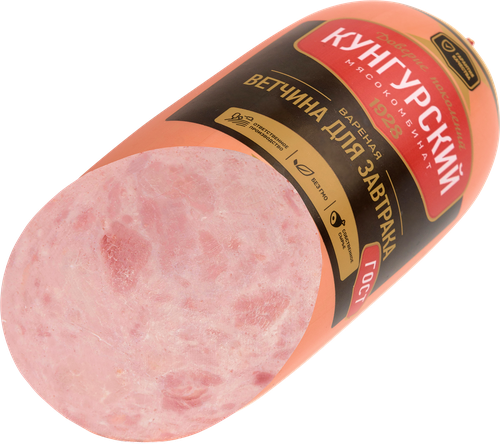 

Ветчина Кунгурский мясокомбинат для завтрака категория А 400 г