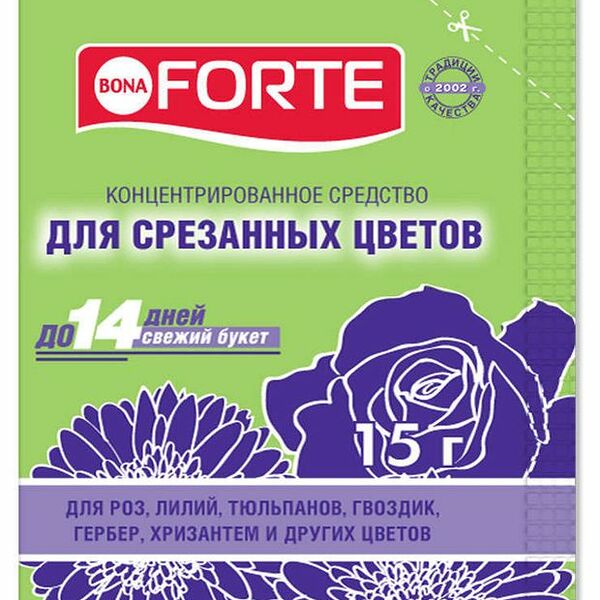 Средство Bona Forte для срезанных цветов
