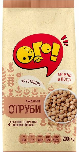 Отруби ржаные Ого! экструдированные 200 г