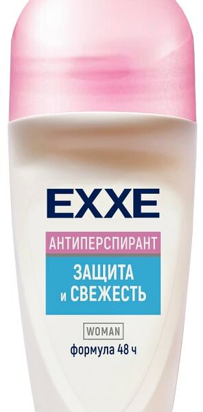 Дезодорант антиперспирант женский EXXE защита и свежесть роликовый 50мл