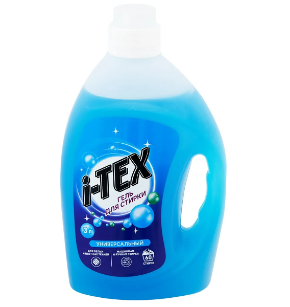 Гель для стирки i-TEX универсальный 3 л