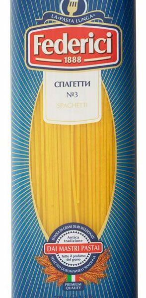 Макароны Federici изделия спагетти №3 Spaghetti 400 г