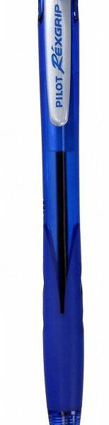 Ручка шариковая Rexgrip (Регрип) автоматическая синяя ТМ Pilot (Пилот)