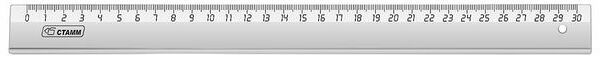 Линейка Каждый День прозрачная, 30 см