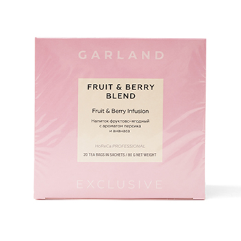 

Чай фруктово-ягодный Garland Fruit & berry blend 20 пак.