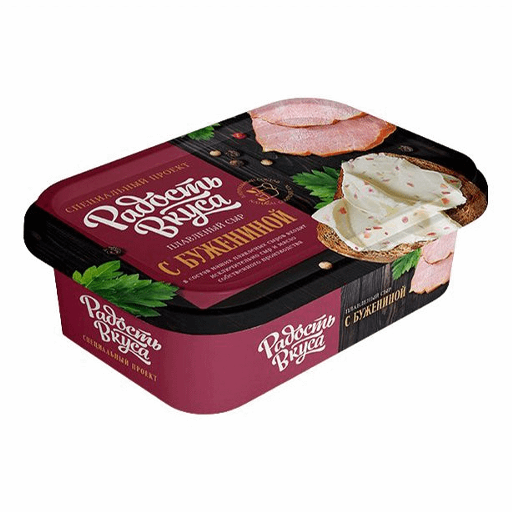 

Сыр плавленый Радость вкуса с бужениной 45% 180 г