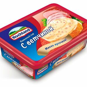 Сыр плавленый Hochland С ветчиной 55% 200г