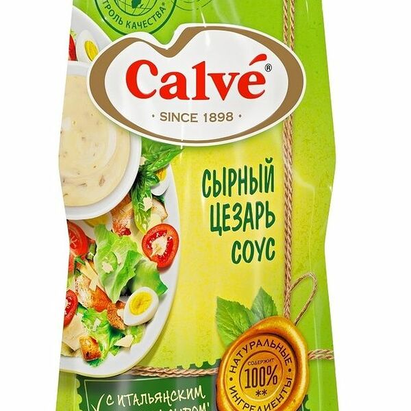 Соус Calve Сырный цезарь 230 г