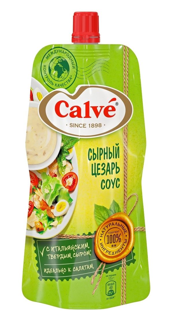 

Соус Calve Сырный цезарь 230 г