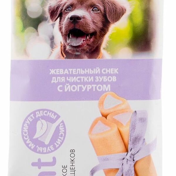 Лакомство для щенков Titbit Biff Dent для средних и мелких пород снеки с йогуртом 40 г