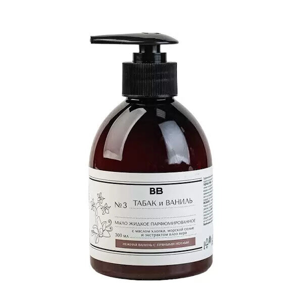 Мыло жидкое парфюмированное Табак и ваниль, 300 мл