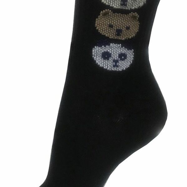 Носки для мальчика John Jeniford Мишки черные, р 20-22