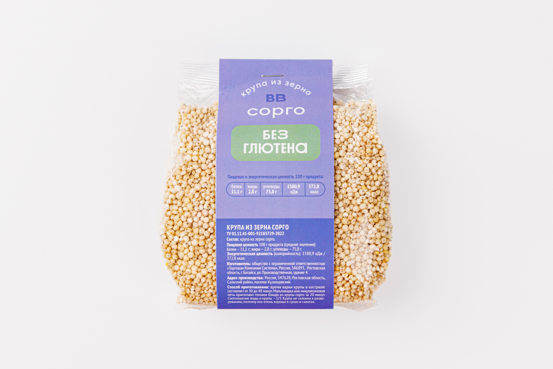 

Крупа из сорго ВкусВилл без глютена 500г