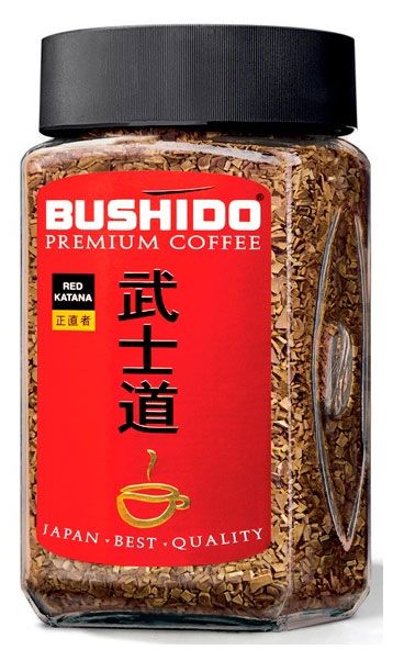 

Кофе растворимый Bushido Red Katana, 100 г
