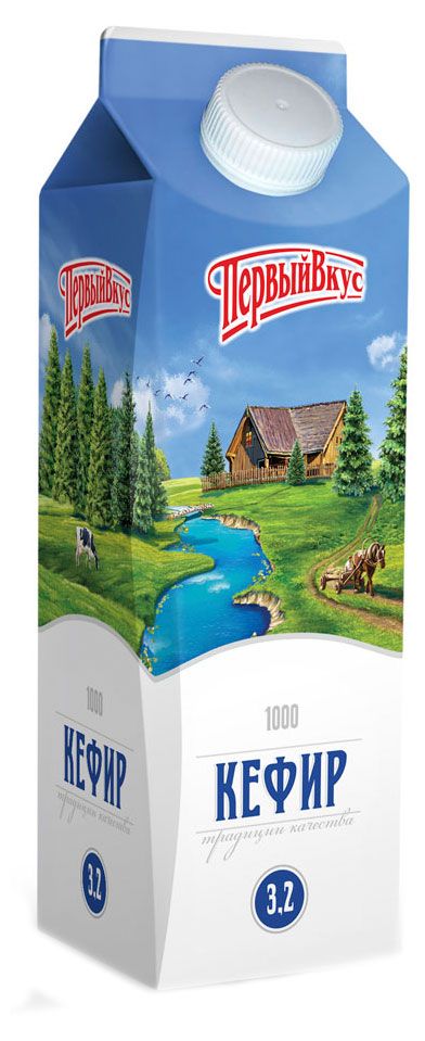 

Кефир Первый вкус 3.2% 1 л