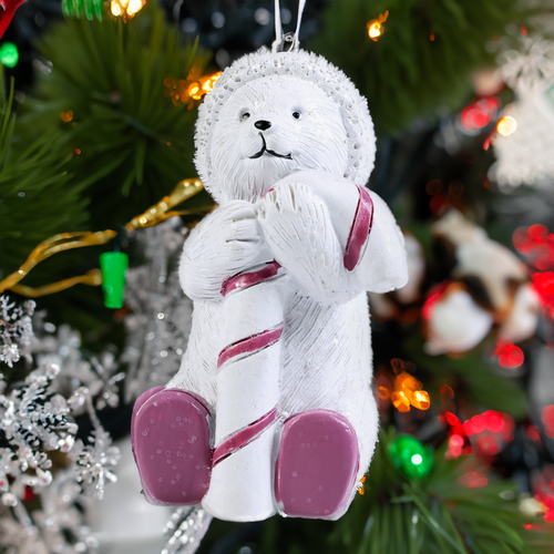 

Украшение елочное Homeclub Новогодний мишка 8 см полирезин дизайн в ассортименте