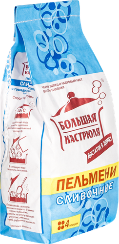 

Пельмени Большая Кастрюля Сливочные 800 г