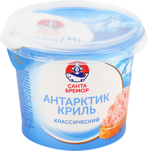 

Паста из морепродуктов Санта Бремор Антарктик-Криль классический 150 г