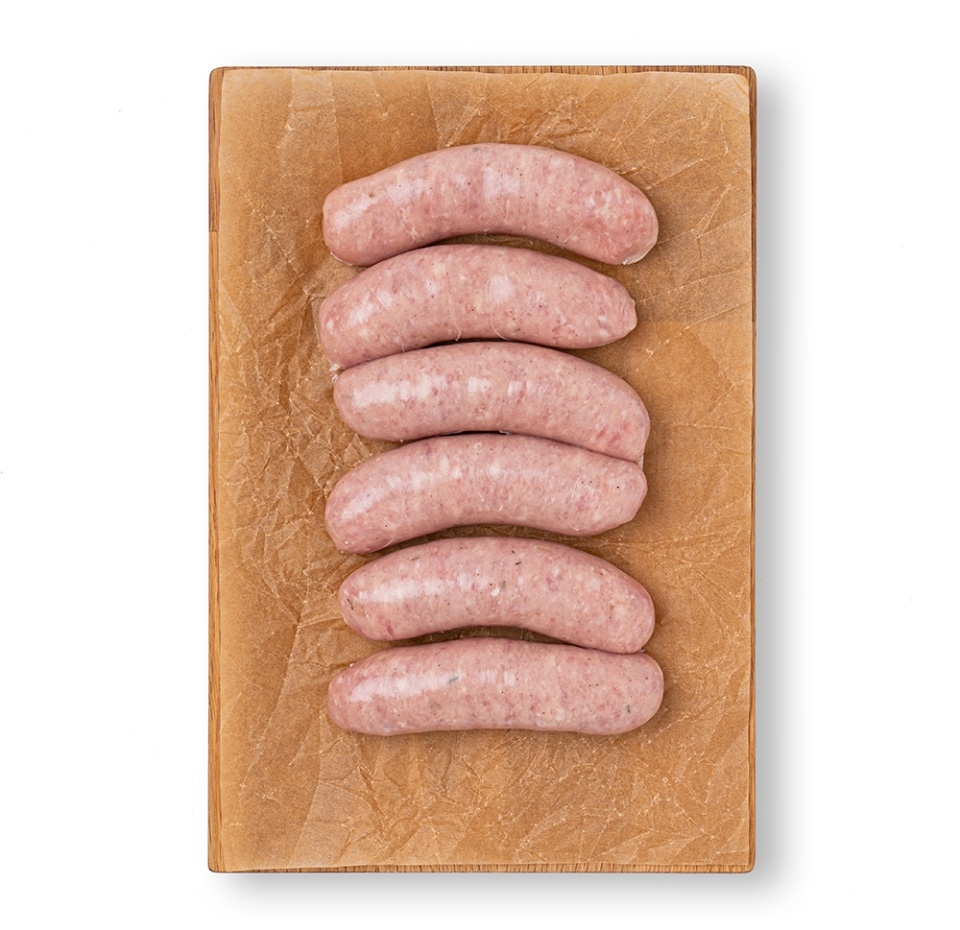 

Колбаски с индейкой и сливками