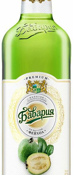 Напиток безалкогольный Бавария со вкусом Фейхоа сильногазированный, 0,5 л